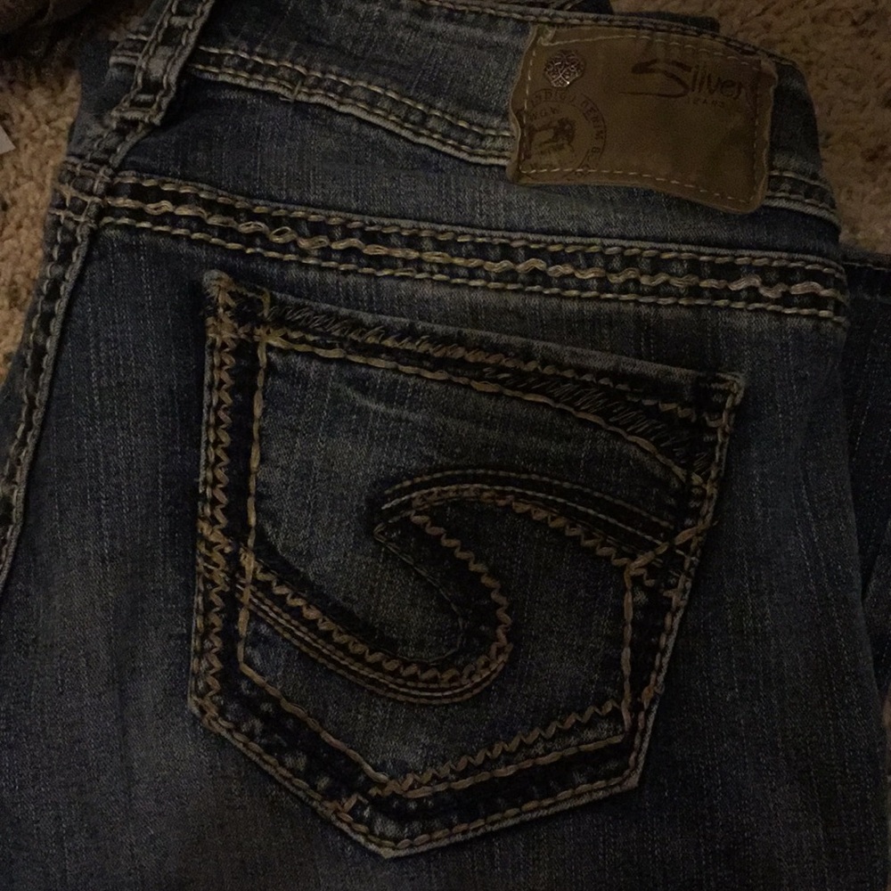 Silver jeans